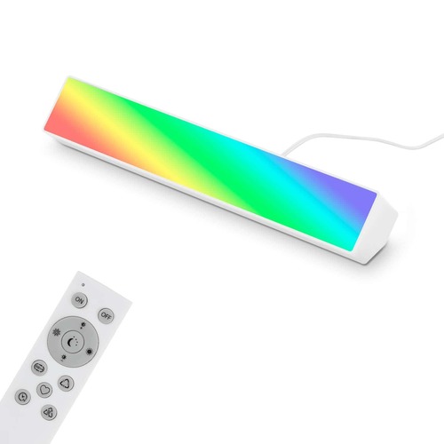Stolní lampy dekorační - BRILO 7379-016 CCT RGB Wall Washer, 25,5 cm, 9 W, 850 lm, bílé - BRILO - foto 1