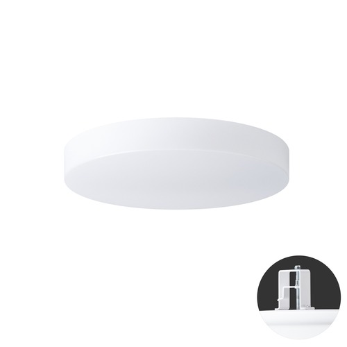 Koupelnová - OS DEL52545 DELIA V2 stropní/nástěnné plastové polovestavné svítidlo bílá IP44 2x25W E27 HF - OSMONT - foto 1