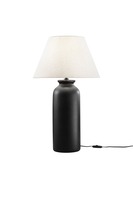Stolní lampy dekorační - FAN I-MADIBA-L Stolní lampa Madiba černá keramika, průměr 40,6 x výška 68,5 cm - FANEUROPE