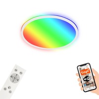 Kruhová - BRILO 7494-016 B smart RGB/W-svítidlo LED panel, pr. 42 cm, 22 W, 2700 lm, bílé - BRILO
