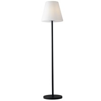 Dekorační - FAN I-GECO-BAR-PT Venkovní stojací lampa, antracit/bílá, 1 x E27, IP65, 34 x 153 cm, kabel 250 cm - FANEUROPE