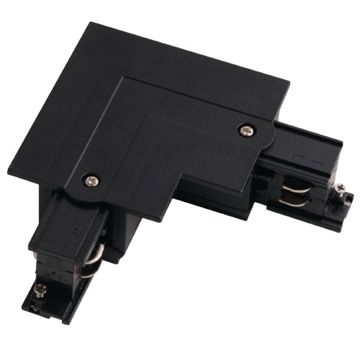 Lišty a příslušenství EUTRAC - FAN INC-TRACK-L-R NERO Spojka L pravá zapuštěná 3f lišta TRACK, černá, 5.53 × 11.04 × 3.27 cm - FANEUROPE - foto 1