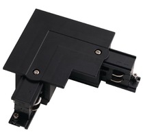 Lišty a příslušenství EUTRAC - FAN INC-TRACK-L-R NERO Spojka L pravá zapuštěná 3f lišta TRACK, černá, 5.53 × 11.04 × 3.27 cm - FANEUROPE