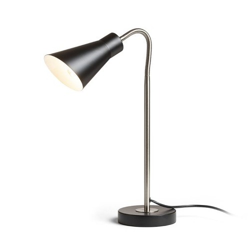 Stolní lampy pracovní - RED R13906 ANIKA stolní matná černá matný nikl 230V E27 40W - RED - DESIGN RENDL - foto 1