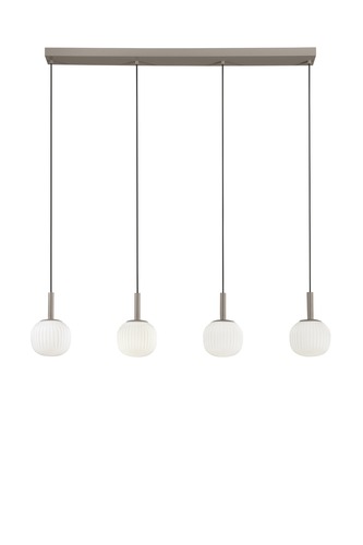 Vícečetná - FAN I-ERIS-S4 Závěsné svítidlo Eris bílá + hnědá, 4 x E14, 114 x 200 cm - FANEUROPE - foto 1