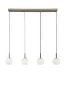 Vícečetná - FAN I-ERIS-S4 Závěsné svítidlo Eris bílá + hnědá, 4 x E14, 114 x 200 cm - FANEUROPE