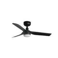 Ventilátory - FARO 33822-1TW MINI PUNT S LED stropní ventilátor, černá s DC motorem - FARO