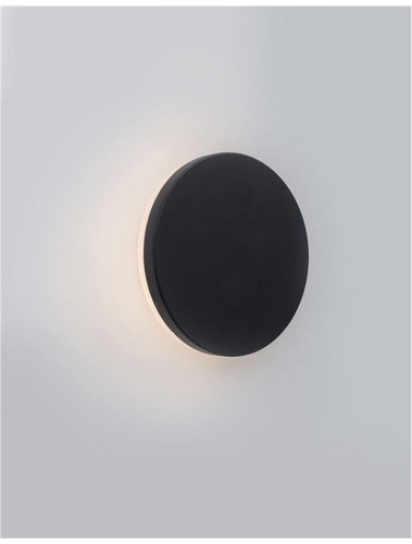 Nástěnná - NV 9297191 Venkovní nástěnné svítidlo SUITE černý hliník a akryl LED 10W 3000K 100-240V 140st. IP54 - NOVA LUCE - foto 1