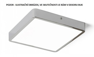 Technická - RED R12819 // HUE SQ 22 stropní dekor buk 230V LED 24W 3000K - RED - DESIGN RENDL