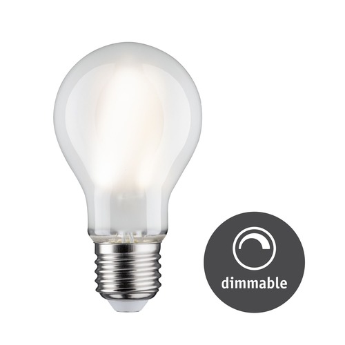 E27 - P 28815 LED Filament žárovka bílá/mat 9W E27 neutrální bílá stmívatelné - PAULMANN - foto 1