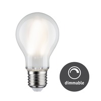 E27 - P 28815 LED Filament žárovka bílá/mat 9W E27 neutrální bílá stmívatelné - PAULMANN