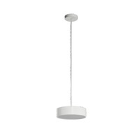 Kruhová - OS KRU60152 KRUGER P1 FO závěsné plastové svítidlo bílá IP40 3000 K 18W LED DALI - OSMONT