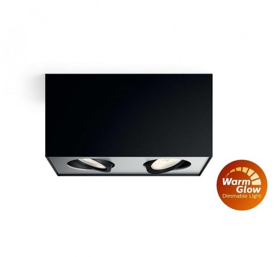 Downlight - PH 50492/30/P0 LED Bodové svítidlo Philips Box 50492/30/P0 černé 2x4,5W - PHILIPS (915005528201) - foto 1