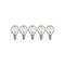 E14 - P 5087 Filament set LED kapka E14 230V 5x4,8W 2700K stmívatelné čirá - PAULMANN