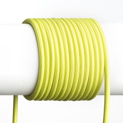 Kabely, šňůry - RED R12225 FIT textilní kabel 3X0,75 1bm limetková - RED - DESIGN RENDL - foto 1