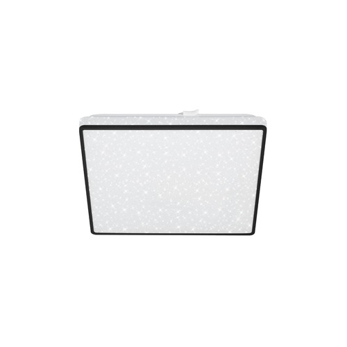Hranatá - BRILO 3748-415 LED stropní svítidlo, 27 cm, 15 W, 1800 lm, černá - BRILO - foto 1