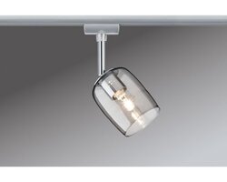 Svítidla - P 95339 URail spot Blossom matný chrom kouř.sklo max. 10W G9 - PAULMANN