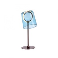 Stolní lampy dekorační - PN 4542-56 ZULA LED stolní lampa modrá stmívatelné šňůrovým stmívačem 3000K - PAUL NEUHAUS