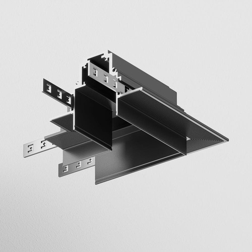 Lištové Magnetic Maytoni S35 - M TRA004CL-22B Spojka L pro kolejnicový systém 48V hliník černá IP20 S35 - MAYTONI - foto 1