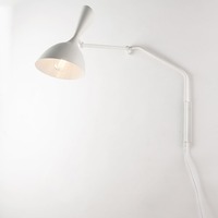 Dekorativní - FAN I-MORGAN-AP-BCO Nástěnné svítidlo Morgan, nastavitelné, bílé, 1 x E27, 74,5 x 18 x 53 cm - FANEUROPE