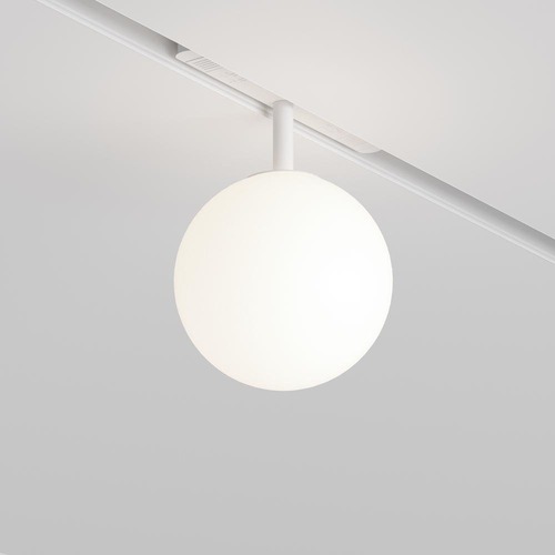 Lištové Magnetic Maytoni Exility - M TR038-4-5W3K-WW-DS-W-1 Svítidlo pro kolejnicový systém Luna 5W nastavitelná bílá 340lm bílé sklo stmívatelné Bluetooth Exility - MAYTONI - foto 1