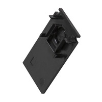 Lištové Magnetic SLV - LA 1006595 Koncová krytka pro nástavbovou lištu hlub. 48 V TRACK černá - BIG WHITE (SLV)