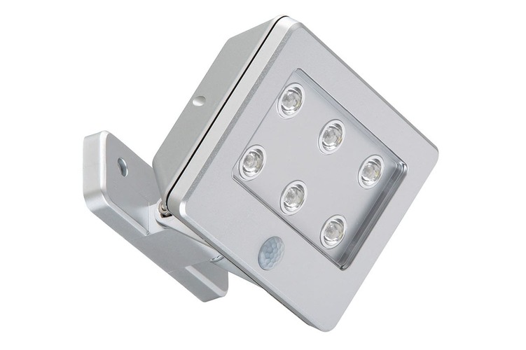 Reflektory - BRI 2276-061 LED venkovní svítidlo s čidlem 12 cm 6x0,06W 7lm titan - BRILONER - foto 1