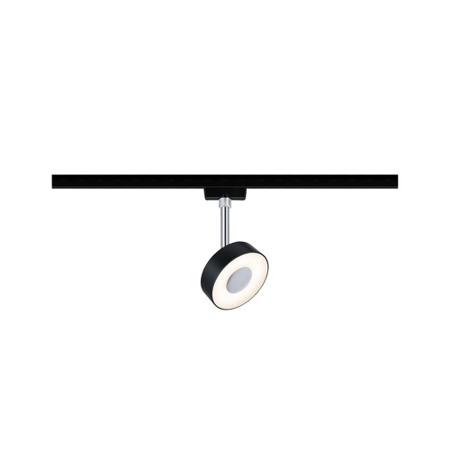 Svítidla - P 96915 URail LED-spot Circle 5W černá mat 2700K kov/umělá hmota stmívatelné - PAULMANN - foto 1
