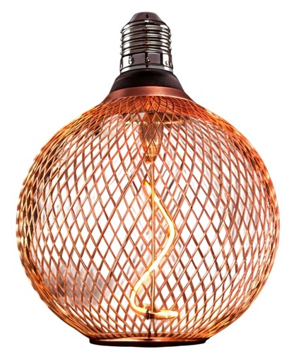 E27 - LED žárovka E27 2.5W COPPER - ZLATÉ SKLO - foto 1