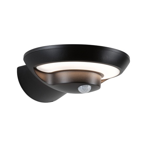 Nástěnná - P 94855 Solární LED venkovní nástěnné svítidlo Bordola pohybové čidlo IP44 180x211mm 3000K 3,5W antracit umělá hmota - PAULMANN - foto 1