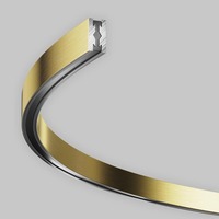 Lištové Magnetic Maytoni Flarity - M TRX154-SR-D800-BS Polokruhová Magnetická kolejnice 800 mm 24V mosaz hliník Flarity - MAYTONI