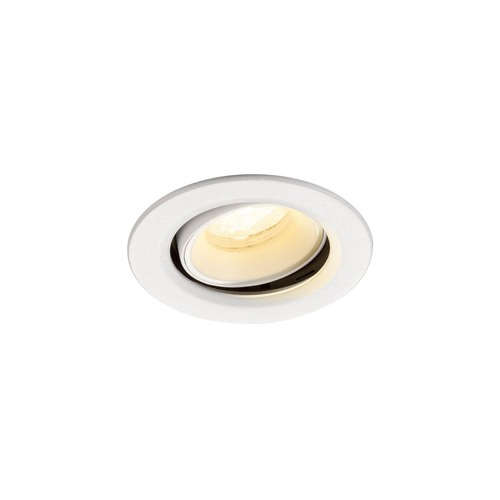 Kruhová - LA 1009356 NUMINOS® MOVE XS Stropní vestavné svítidlo, 3000 K, 40°, IP20, kulaté, bílé - BIG WHITE (SLV) - foto 1