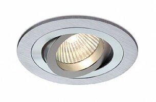 Kruhová - BPM 3010LED2.D40.3K Vestavné svítidlo Aluminio Plata, kart.hliník 7W LED 500lm 3000K 230V - BPM