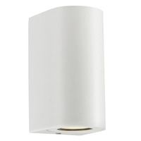 Nástěnná - NOR 49721001 Venkovní nástěnné svítidlo Canto Maxi 2 2x28W GU10 bílá čirá - NORDLUX