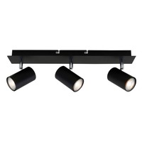 Bodová - BRILO 2857-035 Bodové svítidlo 45 cm 3xGU10 40W černá - BRILO