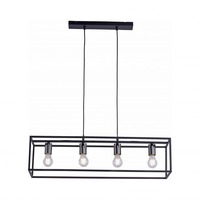 Vícečetná - LD 15854-18 FABIO Závěsné svítidlo, černá, moderní design, retro - LEUCHTEN DIREKT / JUST LIGHT