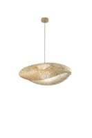 Dekorativní - FAN I-KAYAK-S68 Závěsné svítidlo Kayak bambusová konstrukce, 1 x E27, max 60 W, IP20, 48 x 200 cm - FANEUROPE