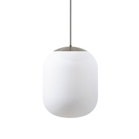 Koule - OS TAN62830 TANIA P2 HP závěsné skleněné svítidlo kartáčovaná nerez / bílá IP40 4000 K 59W LED - OSMONT