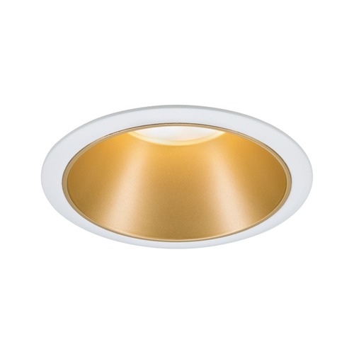 Koupelnová - P 93405 Vestavné svítidlo LED Cole 6,5W bílá/zlatá mat 3-krokové-stmívatelné 2700K teplá bílá - PAULMANN - foto 1