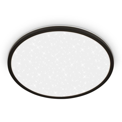 Kruhová - BRILO 7654015 Slim svítidlo LED panel pr.37,5 cm - 22W, 3000lm, hvězdné nebe, neutrální bílá, černá - BRILO - foto 1