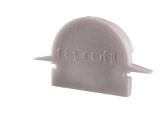 Krytky pro Al profily - IMPR 979551 Koncovka R-ET-01-12 šedá 27 mm 2 ks - LIGHT IMPRESSIONS