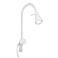 S ramenem - BRI 2080-016 Flexibilní nástěnné svítidlo 40,3 cm 1xGU10 5W 400lm bílé - BRILONER