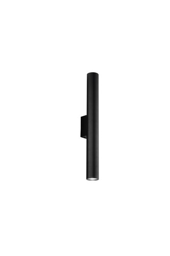 Nepřímé osvětlení - FAN I-LORD-AP50-NER Nástěnné svítidlo Lord černý kov/hliník, 2 x GU10, 25 W, 5,6 x 50 cm - FANEUROPE - foto 1