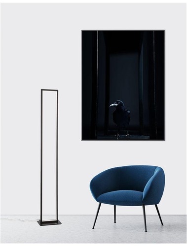 Stojací lampy - NV 9500812 Stojací lampa WENNA matný černý hliník a akryl LED 36W 230V 3000K IP20 - NOVA LUCE - foto 1