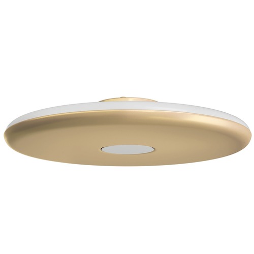 Kruhová - OS ZET60042 ZETA 2 PF stropní/nástěnné plastové svítidlo zlatá / bílá IP40 3000 K 38W LED - OSMONT - foto 1