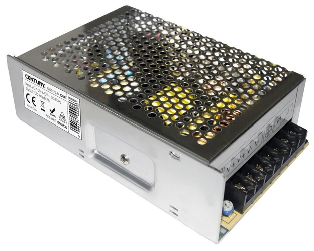 Stabilizované napětí - CEN RDAC120-24 LED DRIVER pro LED pásky 120W 100-240VAC/24VDC/5A IP20 - CENTURY - foto 1