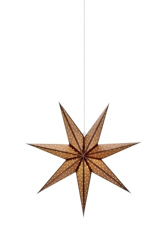 Interiérové dekorace - MAR 705793 Glitter bronzová závěsná hvězda 45 cm - Markslöjd - foto 1