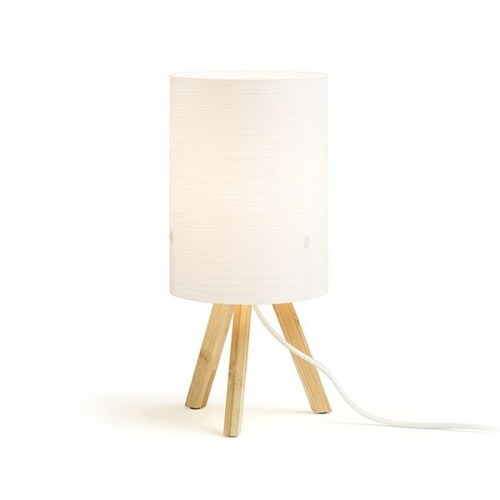 Stolní lampy dekorační - RED R13286 RUMBA stolní bílé PVC/dřevo 230V E14 11W - RED - DESIGN RENDL - foto 1