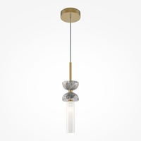 Dekorativní - M MOD178PL-01GR Závěsné svítidlo Kyoto G9 28W šedý kov mramor - MAYTONI