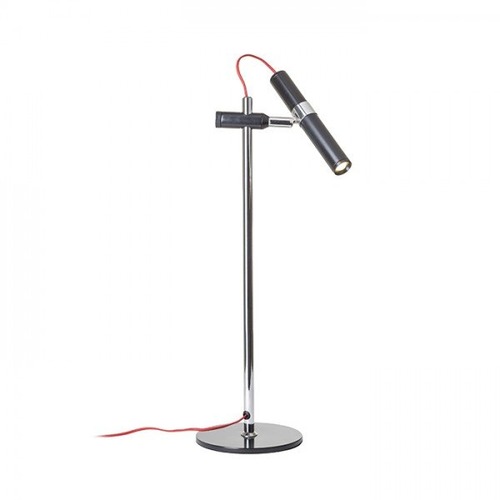 Stolní lampy pracovní - RED R12462X VÝPRODEJ VZORKU - VIPER TL černá chrom 230V LED 3W 60° 3000K - RED - DESIGN RENDL - foto 1